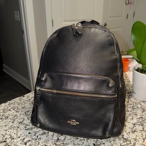 Coach Leather Bag Black